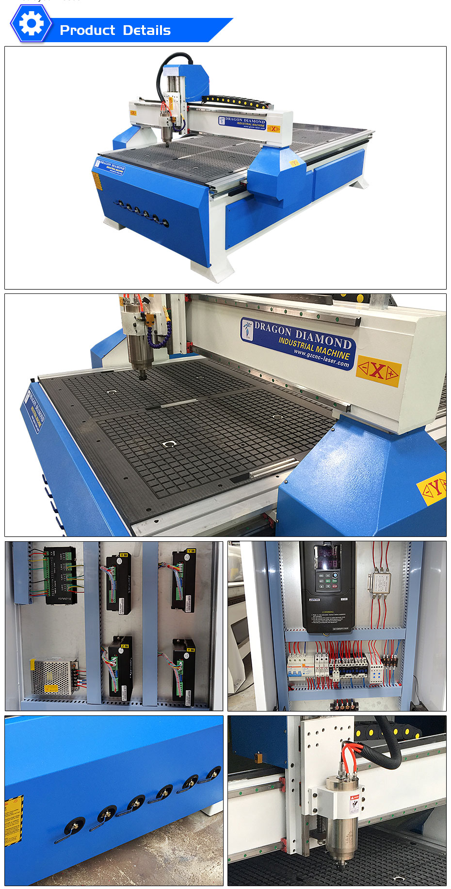 1325 CNC Furniture Cutting Engraving Machine with Vacuum Table