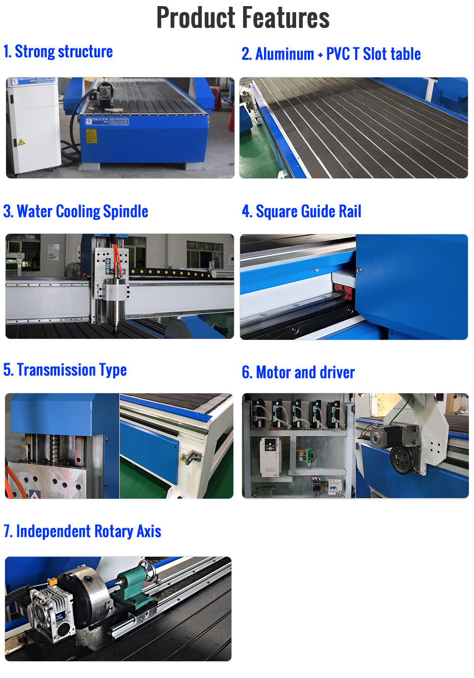 CNC Engraving Machine With Rotating Shaft