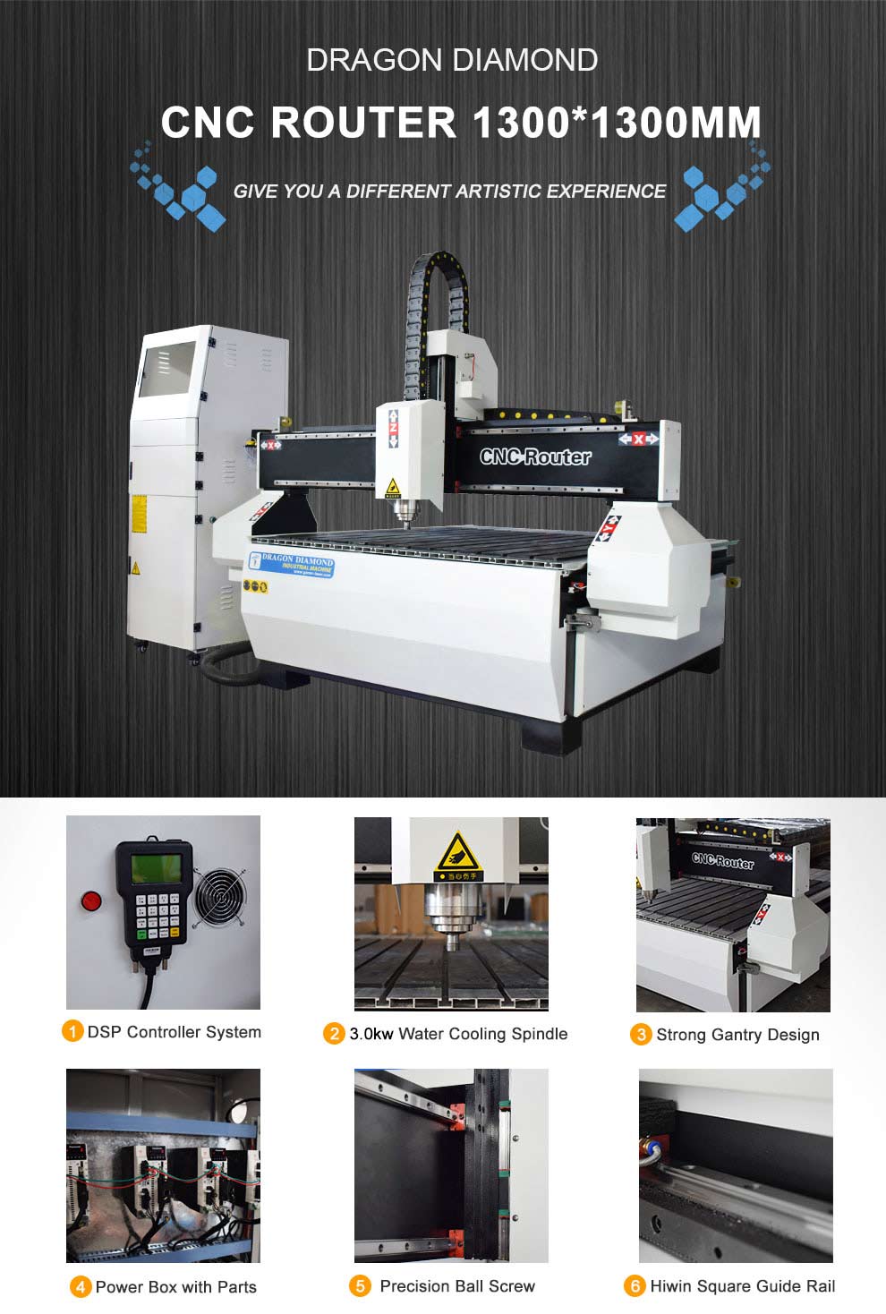 1313 CNC Router For Metal