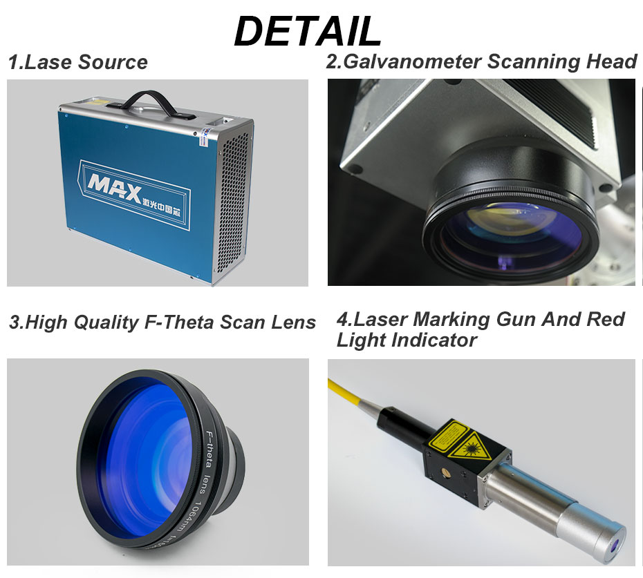 20w Fiber Laser Metal Engraving Marking Machine