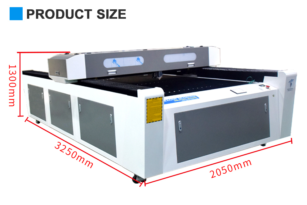1325 Metal/Non-metal CO2 Hybrid Laser Cutting Machine