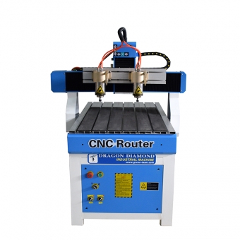 6090 Double Head Cnc Woodworking Cutting Machine